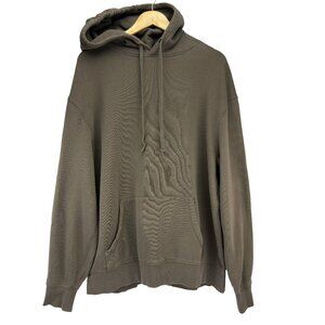 KOTN French Terry 100% Cotton Pullover Kangaroo Pocket Olive Green Hoodie Sz L